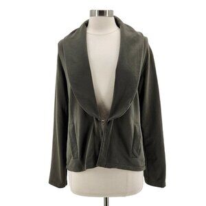 Lilla P Green Cardigan Blazer Jacket Womens Medium